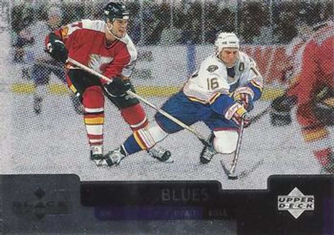 Brett Hull 1997 UD Black Diamond #19 Base RAW