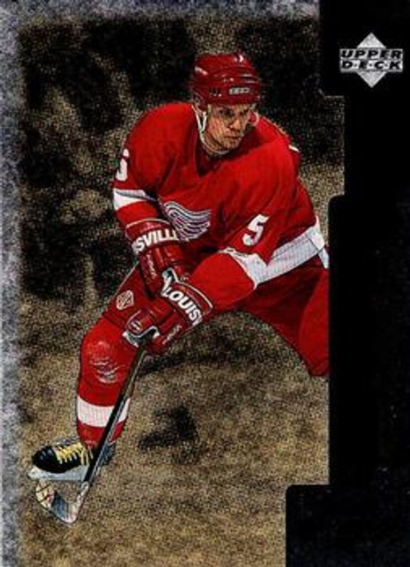 Nicklas Lidstrom 1997 UD Black Diamond #119 Triple Diamond RAW
