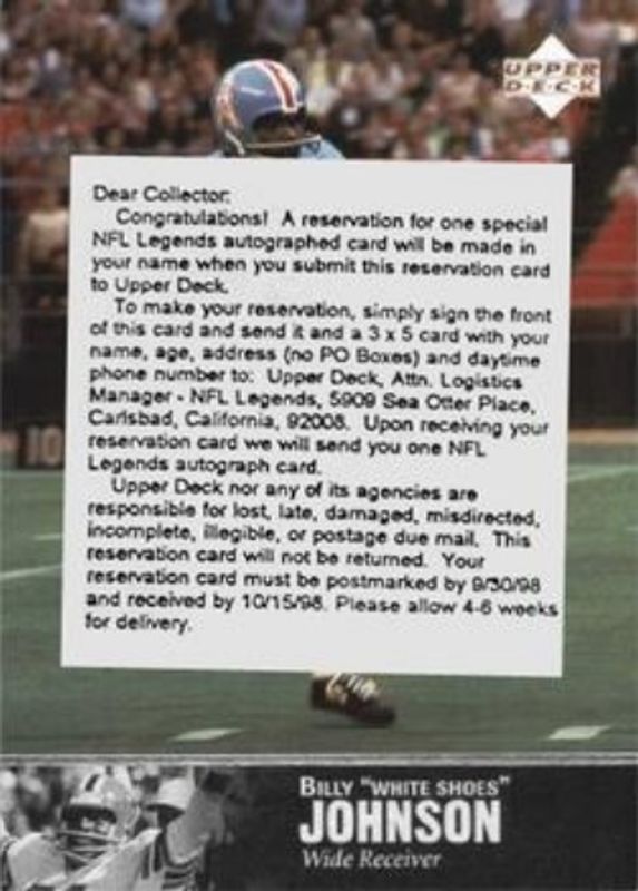 1997 Upper Deck Legends #AL-122 Autographs