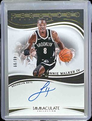 2024 Immaculate #1 2023-24 Immaculate Collection Heralded Signatures /99