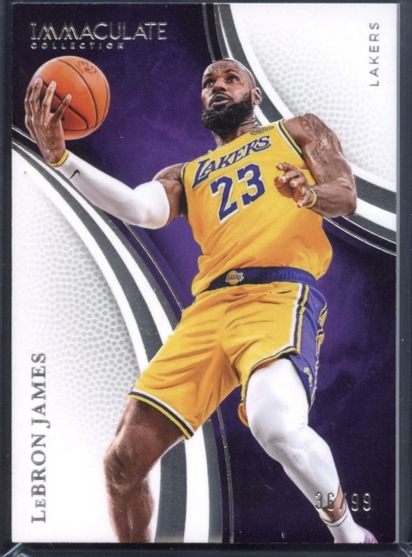 LeBron James 2024 Immaculate #38 Base /99 RAW