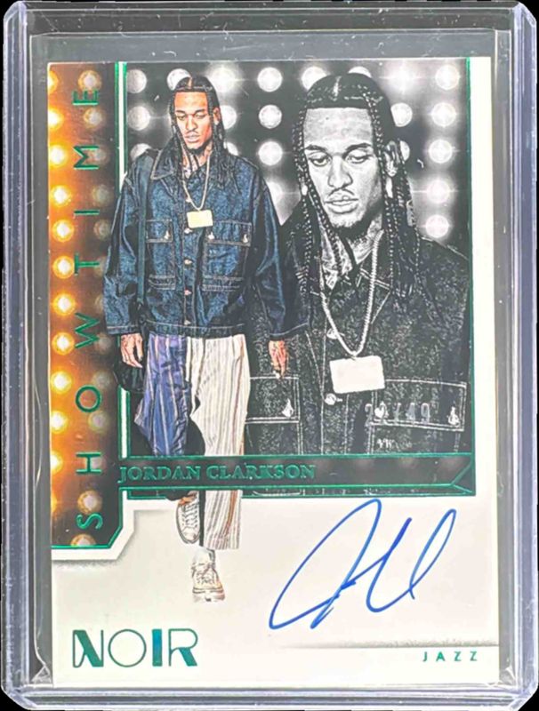 2024 Immaculate #1 2024-25 Noir Showtime Signatures - Holo Green /49