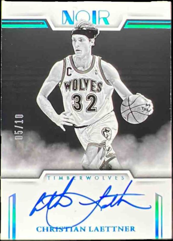 2024 Immaculate #2 2024-25 Noir Auto Noir Black & White - Platinum /10