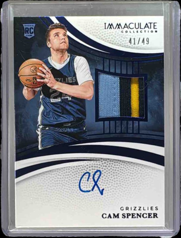 2024 Immaculate #126 Rookie Patch Autographs - Blue /49