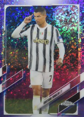 2021 Topps Chrome UEFA Champions League #10 Purple Mini-Diamond Refractor /250