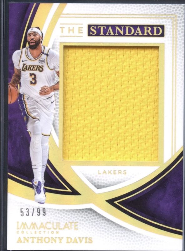 Anthony Davis 2024 Immaculate #TST-ADL The Standard /99 RAW
