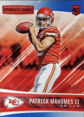 2017 Rookies & Stars #201 Red & Blue /25
