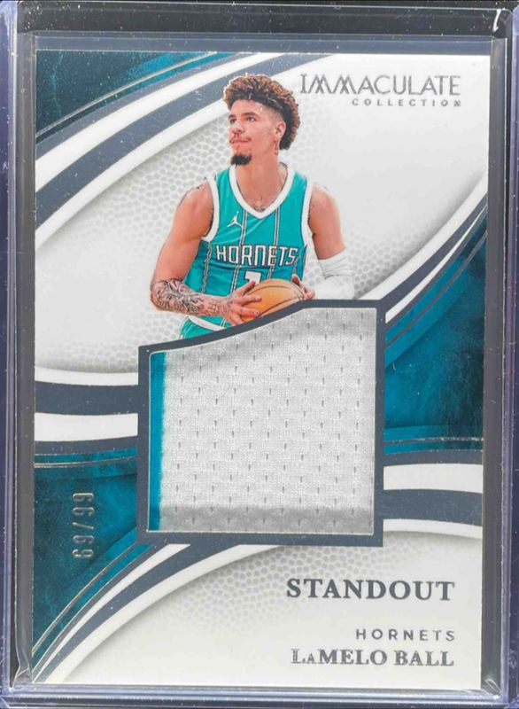 LaMelo Ball 2024 Immaculate #7 Standout Memorabilia /99 RAW