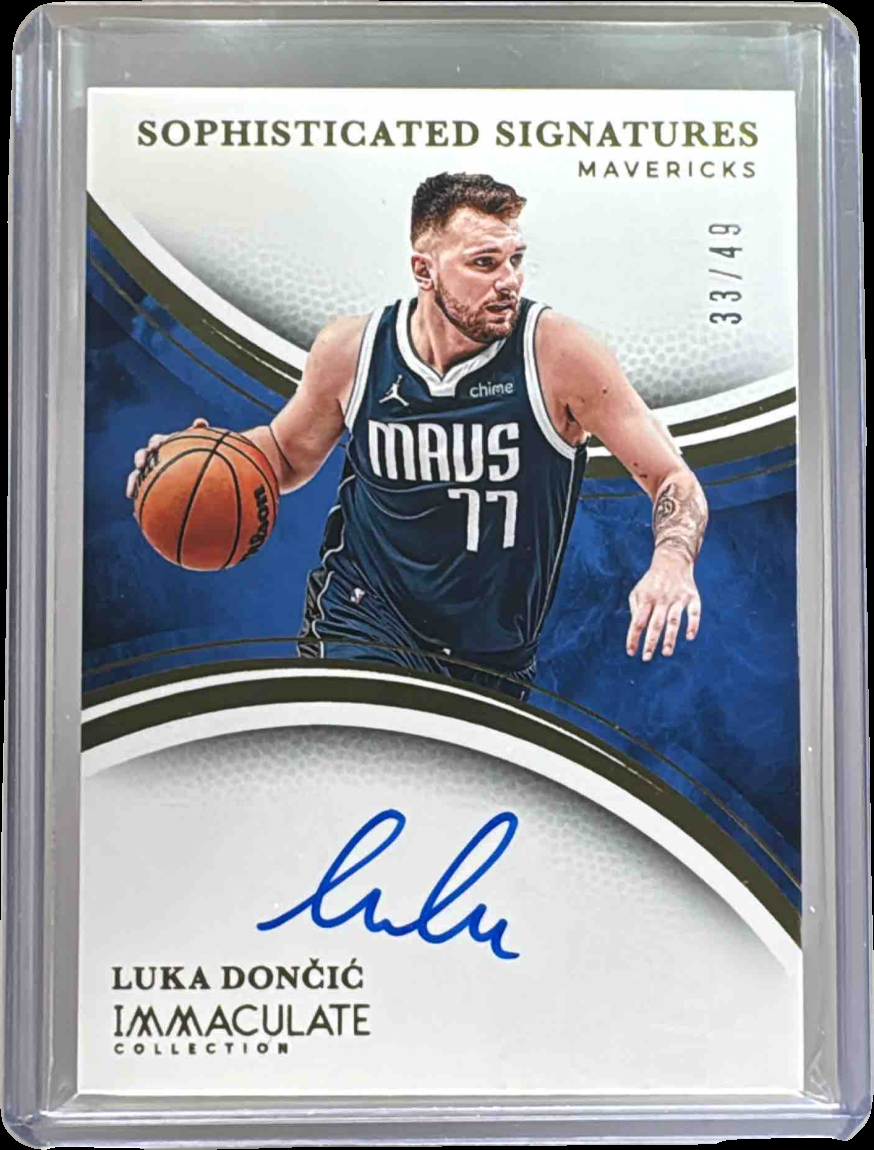 Luka Doncic 2024 Immaculate #29 Sophisticated Signatures /99 Price