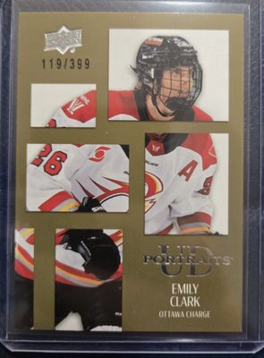 2025 Upper Deck PWHL #UDP-10 UD Portraits - Gold /399