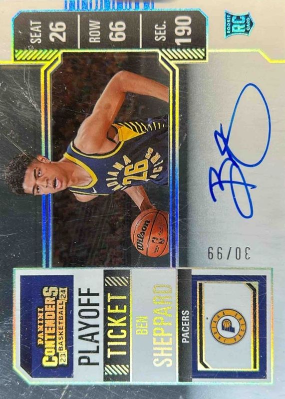 2023 Contenders #102 Rookie Ticket Auto Variation - Playoff Ticket /99