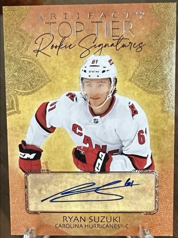 Ryan Suzuki 2025 Upper Deck Artifacts #TTR-RS Top Tier Rookie Signatures RAW