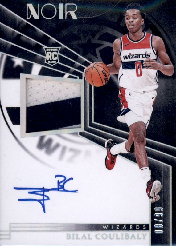 Bilal Coulibaly 2023 Noir #369 Rookie Patch Auto Color /99 BGS 10 PRISTINE