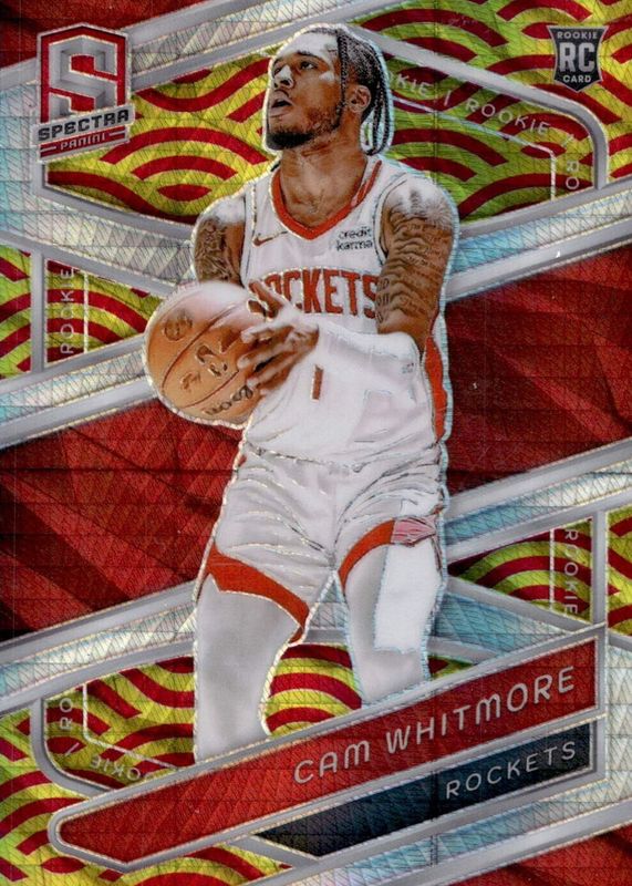 Cam Whitmore 2023 Spectra #138 International Red & Yellow /49 Rookie RAW