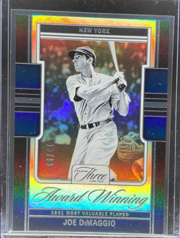 2025 Panini Three and Two #19 Award Winning /99