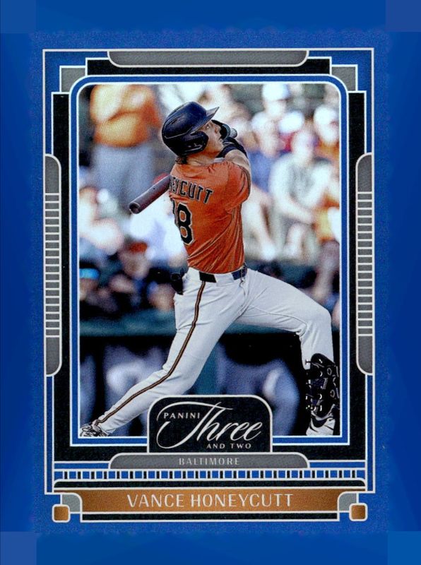 2025 Panini Three and Two #53 Navy Blue /25