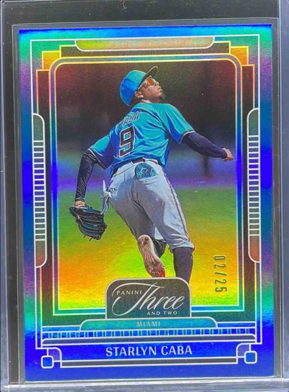 2025 Panini Three and Two #43 Navy Blue /25