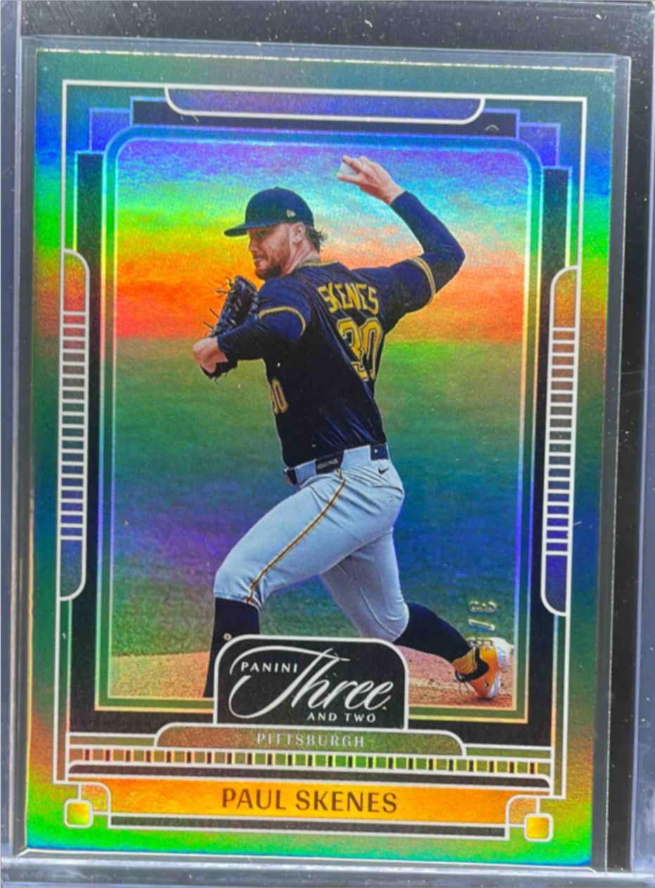 Paul Skenes 2025 Panini Three and Two #74 Bases Loaded /3 Price
