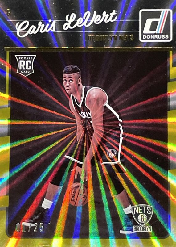 2016 Donruss #167 Yellow Holo Laser /25