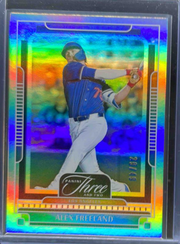 Alex Freeland 2025 Panini Three and Two #130 Holo Silver /49 RAW