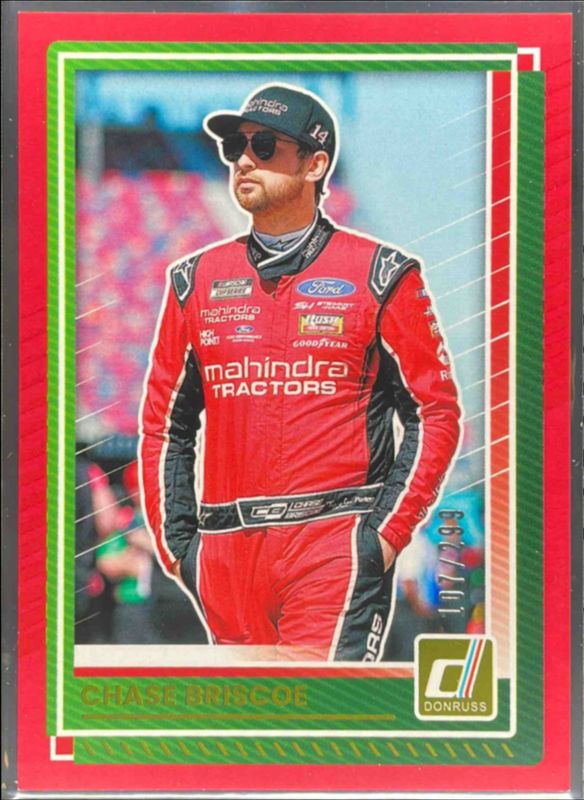 Chase Briscoe 2025 Donruss NASCAR #22 Red /299 RAW