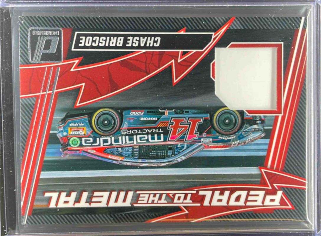 Chase Briscoe 2025 Donruss NASCAR #PM-CBR Pedal to the Metal Materials RAW