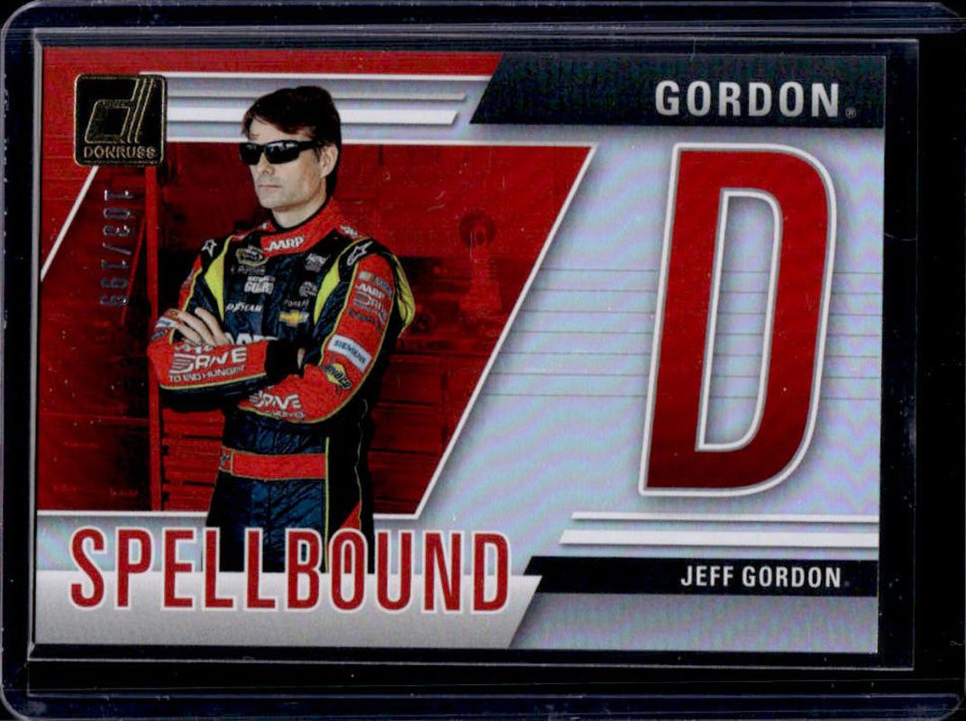 Jeff Gordon 2025 Donruss NASCAR #17 Spellbound - Holo /199 RAW