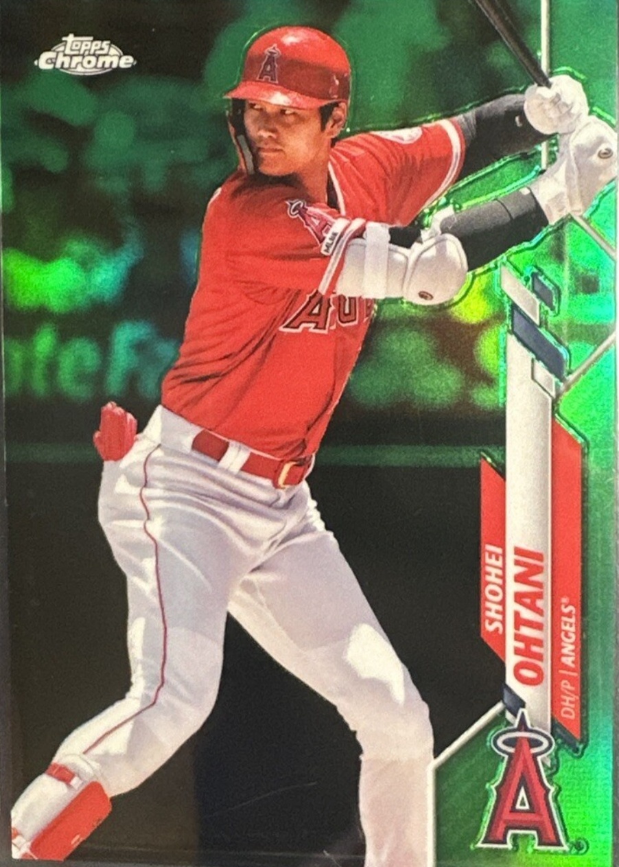 【chunchun★◡̈⃝様】専用・赤/緑、各360g≪フォロー割特価≫ Shohei Ohtani 2020 Topps Chrome #21 Green Refractor /99 Price