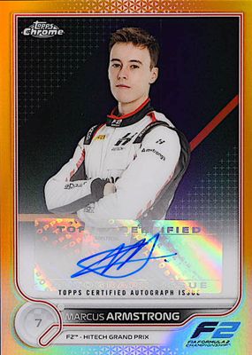 ゆ*様 Topps Chrome Formula 1 マーカス・アームストロング Marcus Armstrong 2021 Topps Chrome Formula 1 #CA-MA