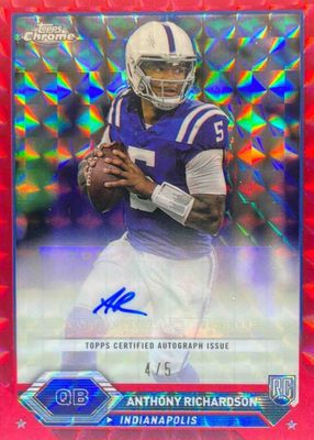 2023 Topps Composite #TCA-AR Chrome Autographs - Red Refractor /5