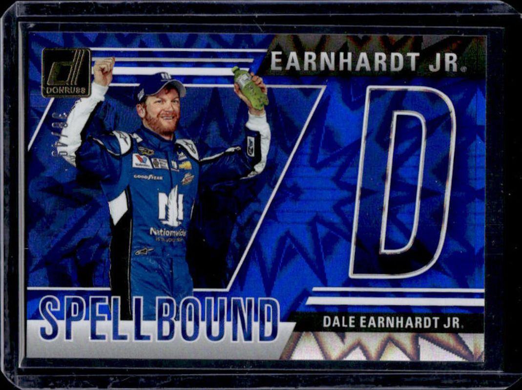 Dale Earnhardt Sr. 2025 Donruss NASCAR #32 Spellbound - Blue Xplosion /49 RAW