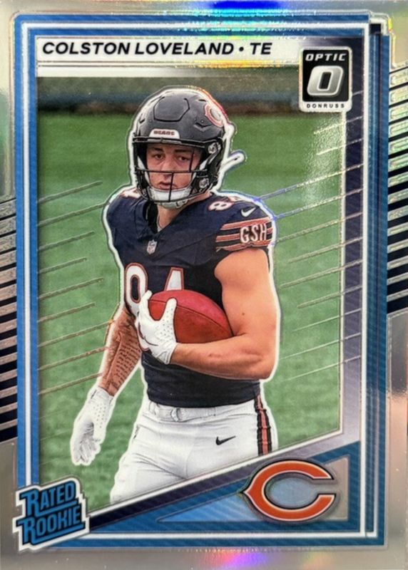 Colston Loveland 2025 Donruss #310 Optic Preview - Holo Rookie RAW