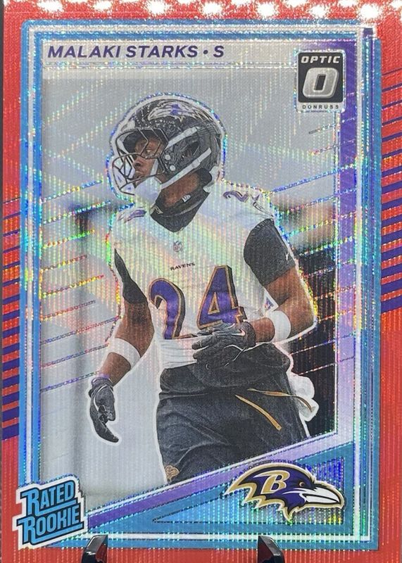 2025 Donruss #346 Optic Preview - Red Wave