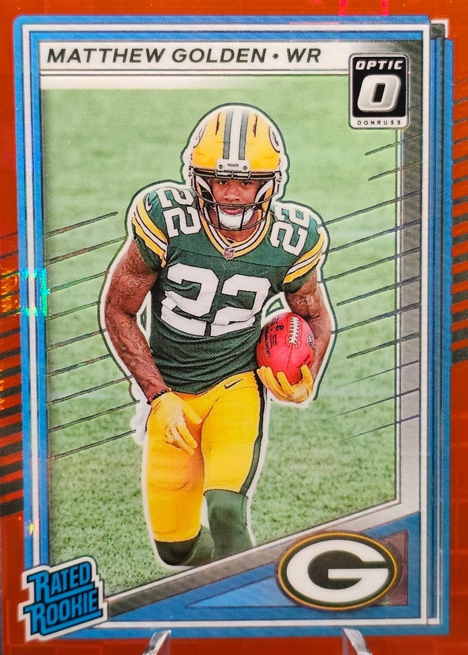 Matthew Golden 2025 Donruss #311 Optic Preview - Red Pandora Price