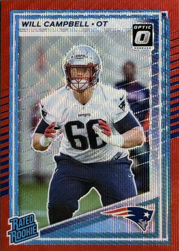 2025 Donruss #345 Optic Preview - Red Wave