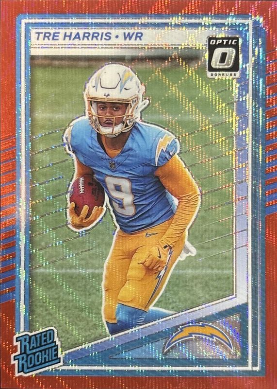 2025 Donruss #329 Optic Preview - Red Wave