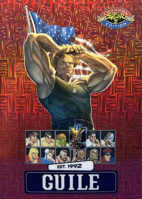 2025 Street Fighter 2: Champion Edition #PSA-12 Red Matrix /100