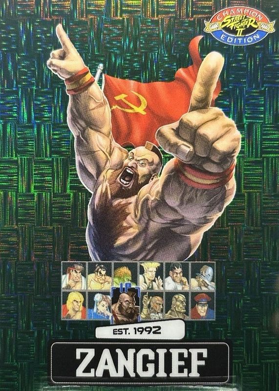 2025 Street Fighter 2: Champion Edition #PSA-20 Green Matrix /100