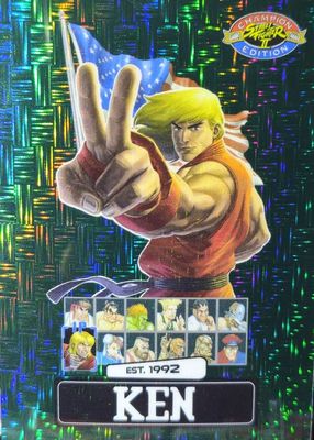 2025 Street Fighter 2: Champion Edition #PSA-20 Green Matrix /100