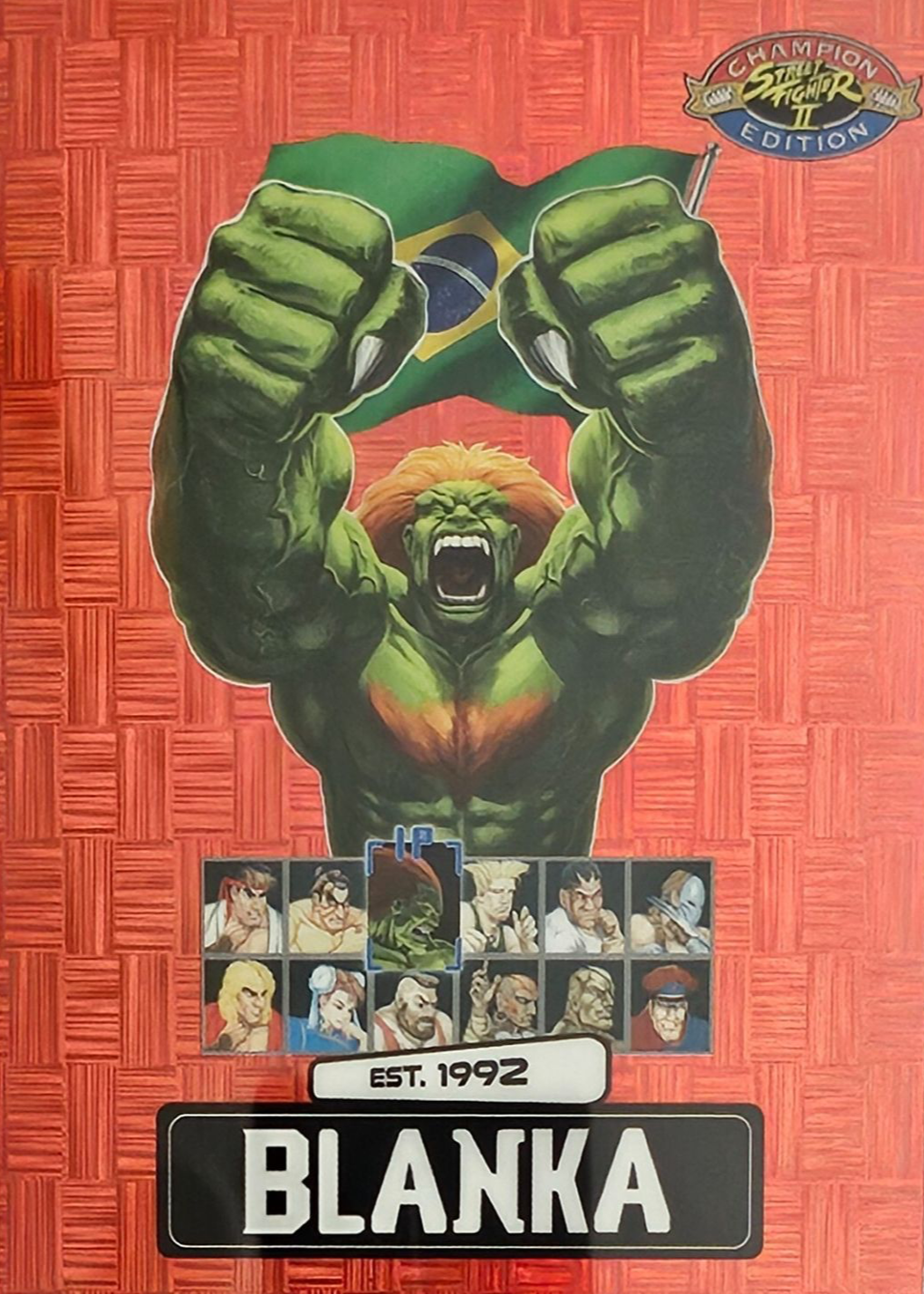Blanka 2025 Street Fighter 2: Champion Edition #PSA-12 Red Matrix