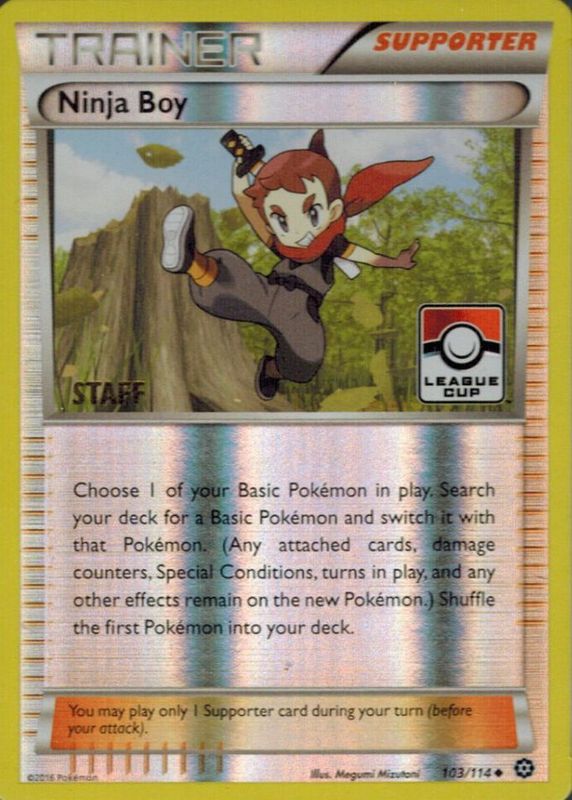 2016 XY: Steam Siege #103/114 Promo (League Cup - STAFF)