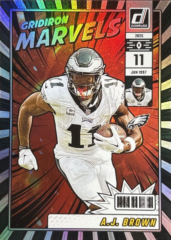 2025 Donruss #10 Gridiron Marvels /(SSP)