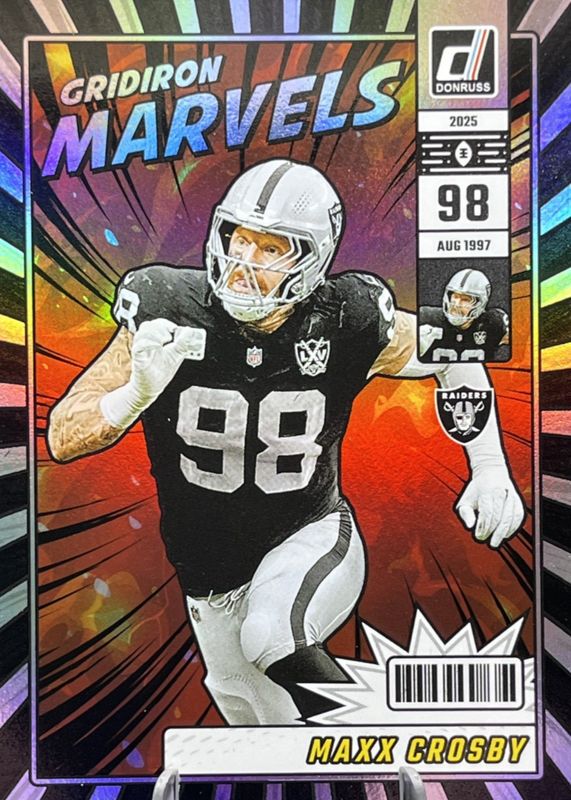 2025 Donruss #7 Gridiron Marvels /(SSP)