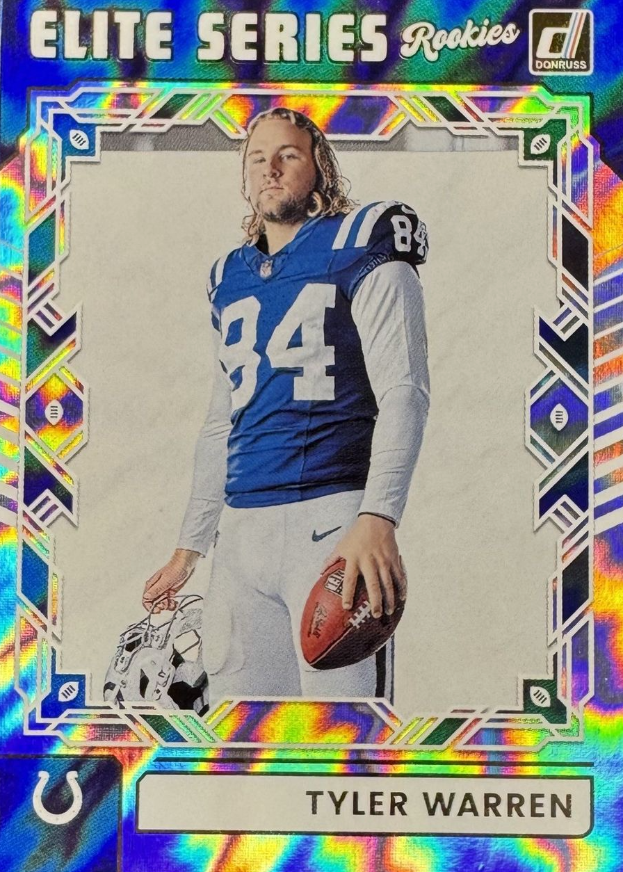 Tyler Warren 2025 Donruss #ESR-TWN The Elite Series Rookies Price Guide ...