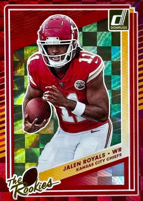 Jalen Royals 2025 Donruss #27 The Rookies RAW
