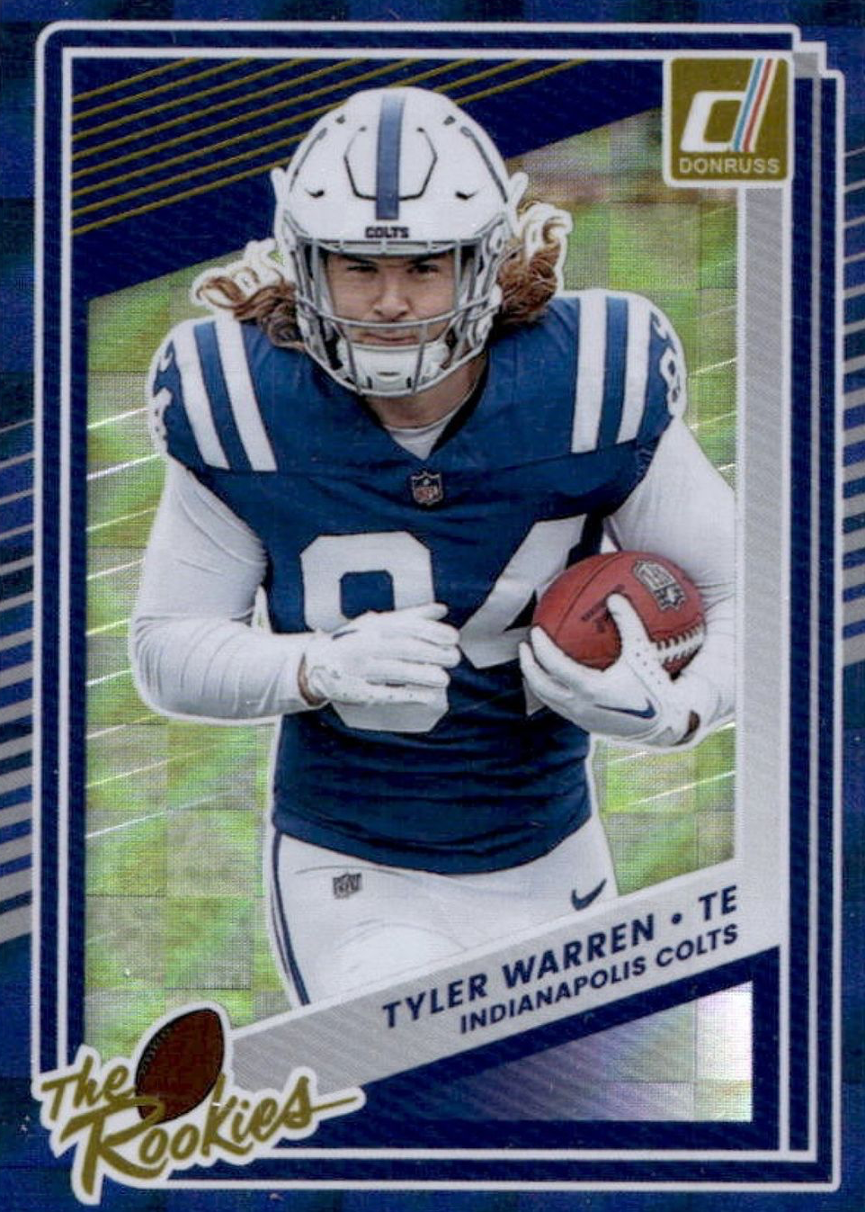 Tyler Warren 2025 Donruss #9 The Rookies Price Guide - Sports Card Investor