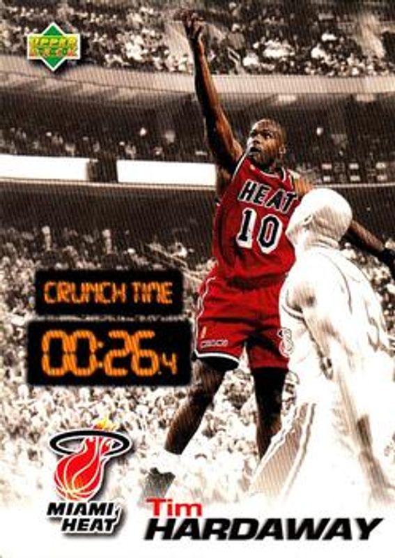 Tim Hardaway 1997 Upper Deck Nestle Crunch Time #CT13 Base RAW
