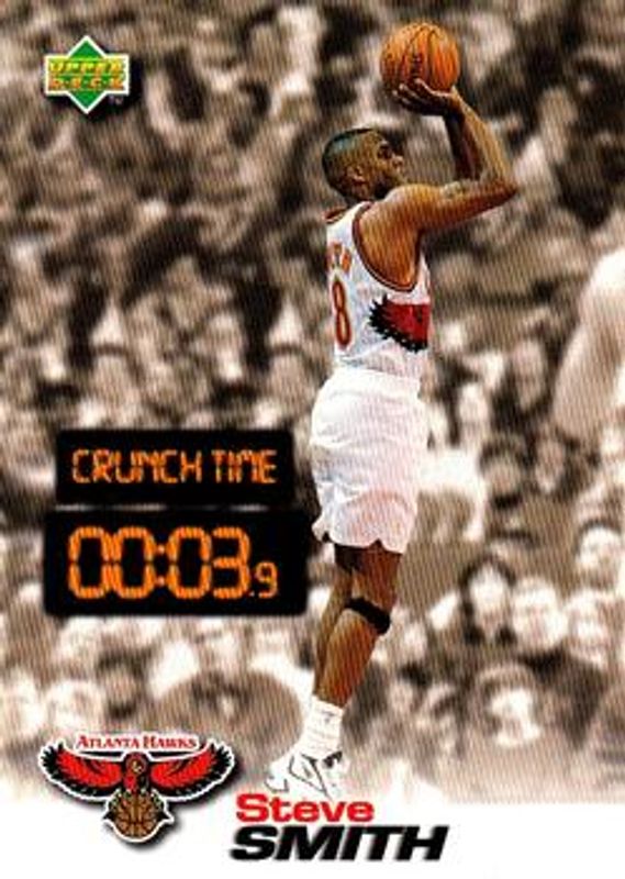 Steve Smith (NBA) 1997 Upper Deck Nestle Crunch Time #CT10 Base RAW