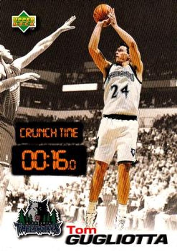 Tom Gugliotta 1997 Upper Deck Nestle Crunch Time #CT39 Base RAW