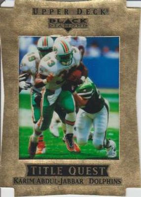 1997 Upper Deck Black Diamond #TQ12 Title Quest /100